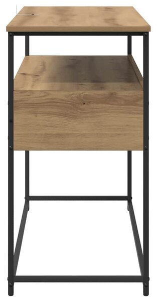 Konzolasztal fiókkal Artisan tölgy 100 x 40 x 75 cm Faanyag