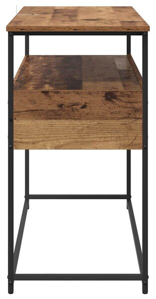 Konzolasztal fiókkal Öreg fa 100 x 40 x 75 cm Faanyag
