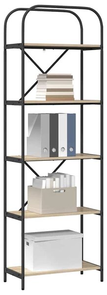 Könyvespolc sonoma tölgy 60 x 30 x 183 cm Faanyag
