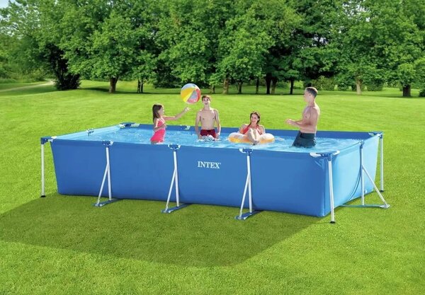 Intex 28274NP fémkeretes medence, 450x220x84 cm, 7.100 liter, minden tartozékkal