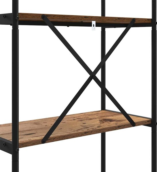 Könyvespolc Régi fa 80 x 30 x 109 cm Faanyag