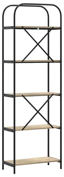 Könyvespolc sonoma tölgy 60 x 30 x 183 cm Faanyag