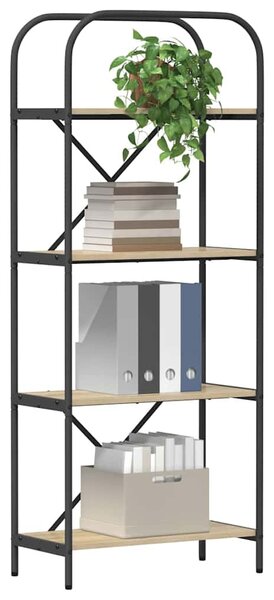 Könyvespolc sonoma tölgy 60 x 30 x 146 cm Faanyag