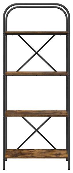 Könyvespolc Füstölt tölgy 60 x 30 x 146 cm Faanyag