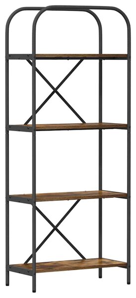 Könyvespolc Füstölt tölgy 60 x 30 x 146 cm Faanyag