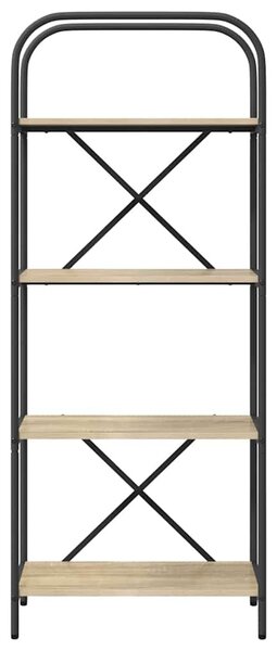 Könyvespolc sonoma tölgy 60 x 30 x 146 cm Faanyag