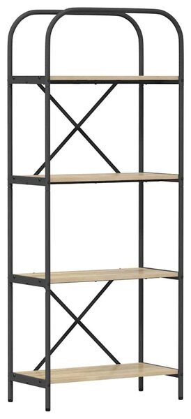 Könyvespolc sonoma tölgy 60 x 30 x 146 cm Faanyag