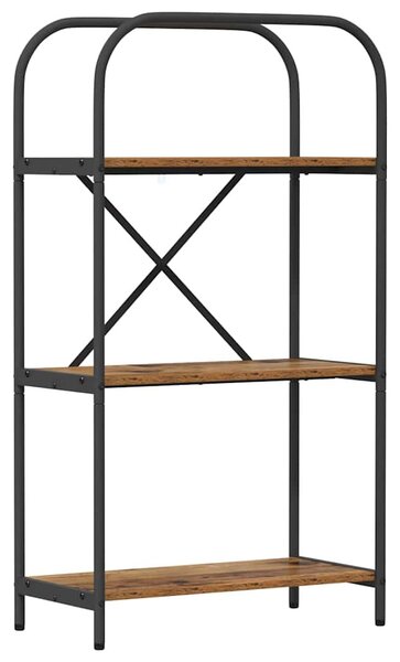 Könyvespolc Régi fa 60 x 30 x 109 cm Faanyag