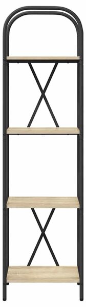 Könyvespolc sonoma tölgy 40 x 30 x 146 cm Faanyag