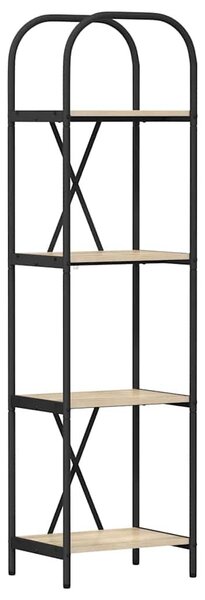 Könyvespolc sonoma tölgy 40 x 30 x 146 cm Faanyag