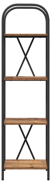 Könyvespolc Régi fa 40 x 30 x 146 cm Faanyag