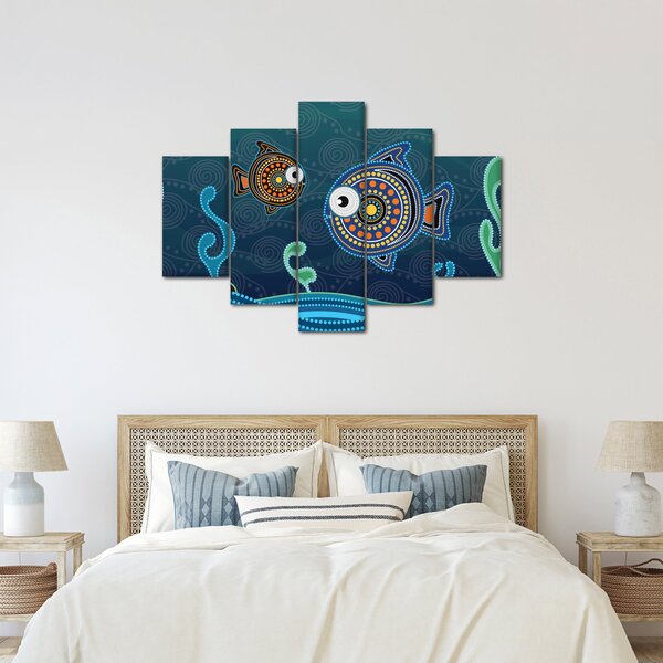 Kép - festett hal (150x105 cm)