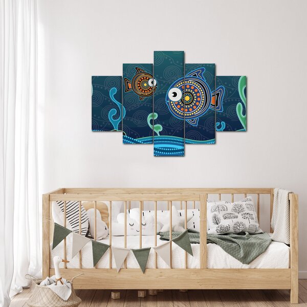 Kép - festett hal (150x105 cm)