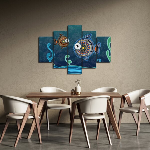 Kép - festett hal (150x105 cm)