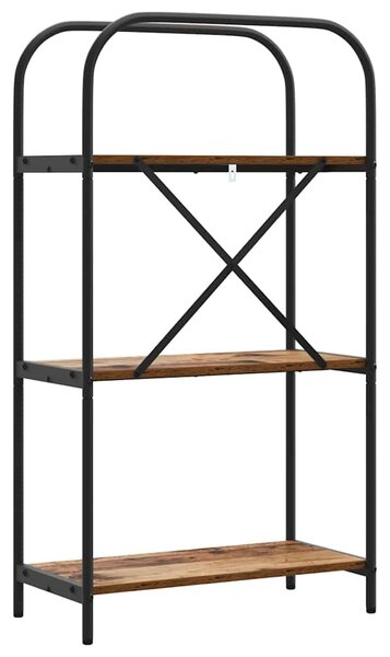 Könyvespolc Régi fa 60 x 30 x 109 cm Faanyag