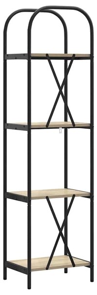 Könyvespolc sonoma tölgy 40 x 30 x 146 cm Faanyag