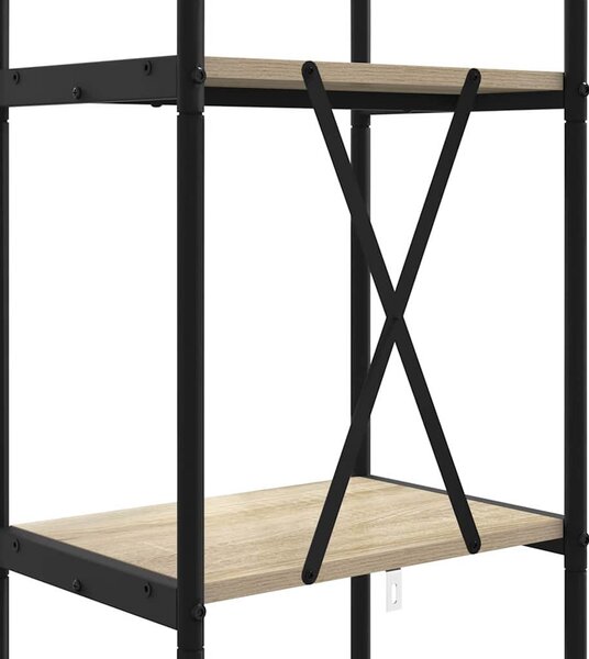 Könyvespolc sonoma tölgy 40 x 30 x 146 cm Faanyag
