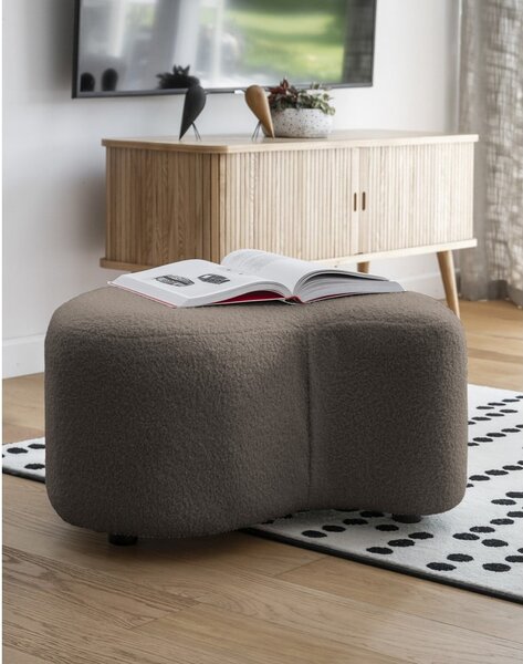 Barna buklé puff Miuf – Miuform