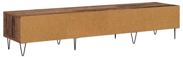 TV szekrény fiókkal Régi fa 150 x 36 x 30 cm Faanyag