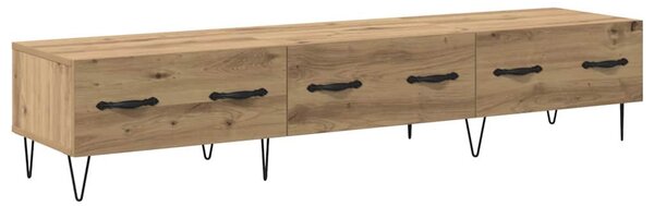 TV szekrény 150 x 36 x 30 cm kézműves tölgy Szerelt Fa