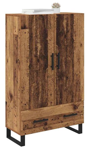 Magasfiú fiókkal Öreg fa 69,5 x 30 x 115 cm Faanyag