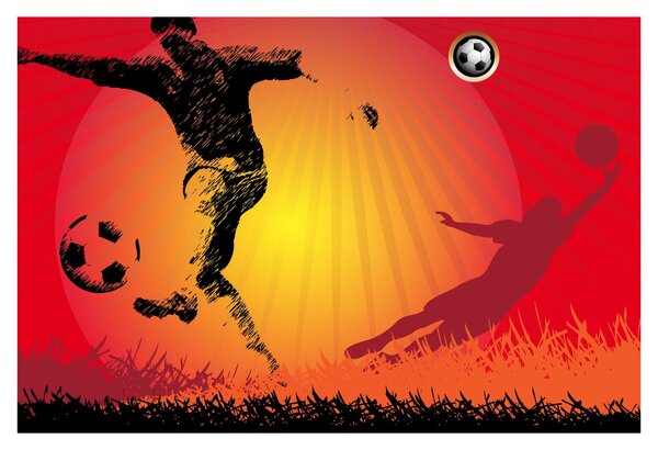Kép - futball (90x60 cm)