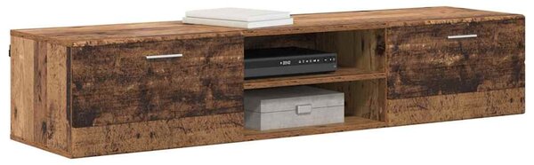 TV szekrény fiókkal polcokkal Régi fa 150 x 39 x 30 cm Faanyag