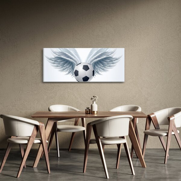 Kép - léggömb szárnyakkal (120x50 cm)