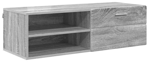 Fából Készült Szekrény 100,5 x 39 x 30 cm Szürke Sonoma