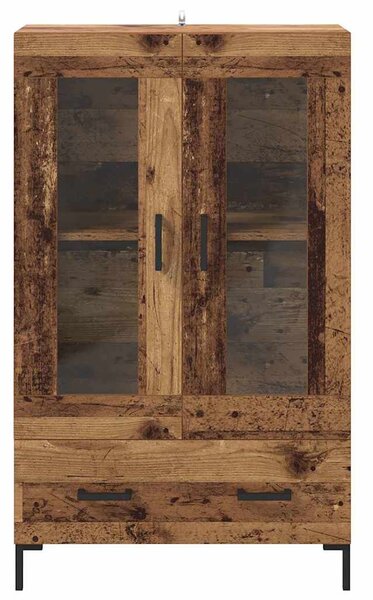 Magasfiú fiókkal Öreg fa 69,5 x 31 x 115 cm Faanyag