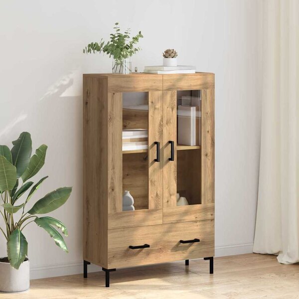 VidaXL Magasfiú fiókkal Artisan tölgy 69,5 x 31 x 115 cm Faanyag