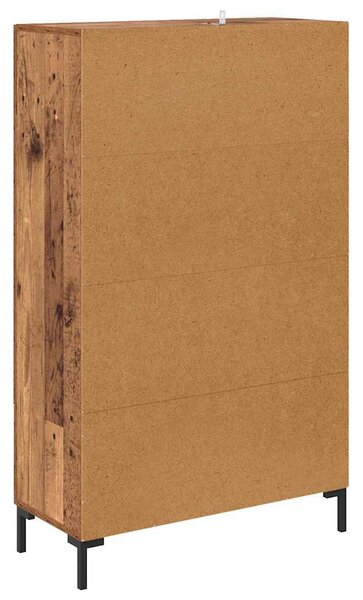 Magasfiú fiókkal Öreg fa 69,5 x 31 x 115 cm Faanyag