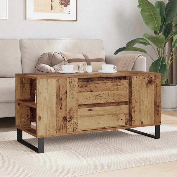 Dohányzóasztal Öreg fa 102 x 44,5 x 50 cm Faanyag