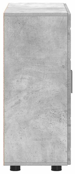 Fából Készült Szekrény Beton Szürke 88,5 x 30,5 x 73 cm Faanyag