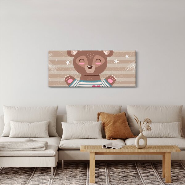 Kép - szerető mackó (120x50 cm)