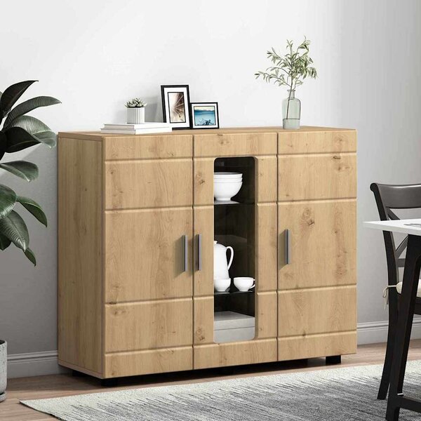 Fából Készült Szekrény Artisan tölgy 88,5 x 30,5 x 73 cm