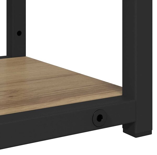 Falpolc polcokkal Artisan tölgy 80 x 21 x 78,5 cm Faanyag