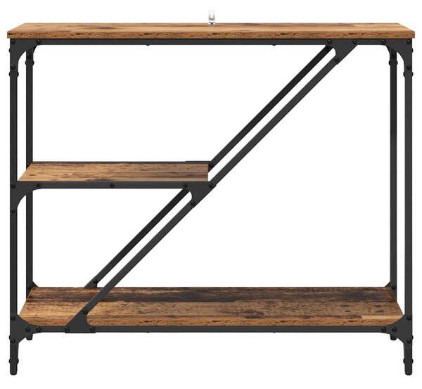 Konzolasztal Öreg fa 88,5 x 30 x 75 cm Faanyag