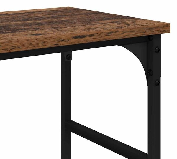 Konzolasztal polcokkal Öreg fa 150 x 29 x 76,5 cm Faanyag