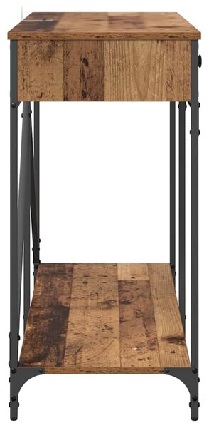 Konzolasztal fiókkal Öreg fa 100 x 39 x 78,5 cm Faanyag