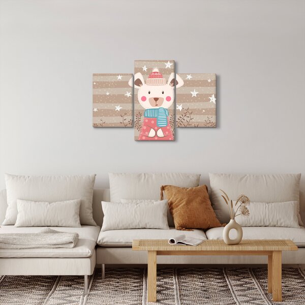 Kép - Medve (90x60 cm)