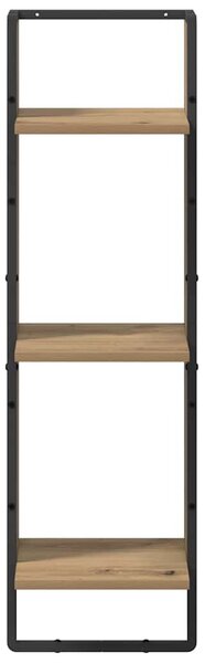 Falpolc polcokkal Artisan tölgy 30 x 25 x 100 cm Faanyag