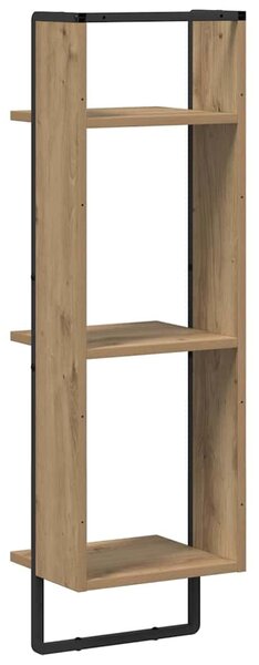 Falpolc polcokkal Artisan tölgy 30 x 25 x 100 cm Faanyag