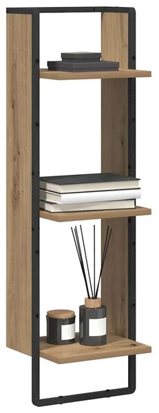 Falpolc polcokkal Artisan tölgy 30 x 25 x 100 cm Faanyag