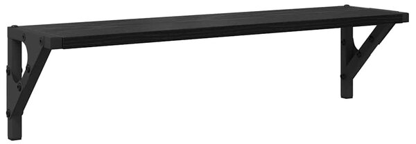Falpolcok 2 pcs Fekete tölgy 60 x 15 x 15,5 cm Faanyag