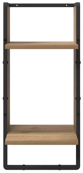 Fali polc készlet 4 pcs Artisan tölgy 65 x 25 x 30 cm Faanyag