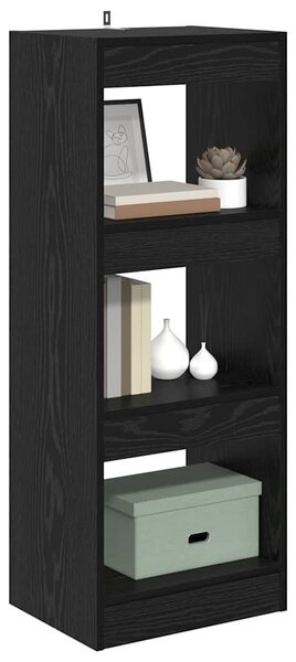 Könyvespolc Musta tammi 40 x 30 x 103 cm Faanyag