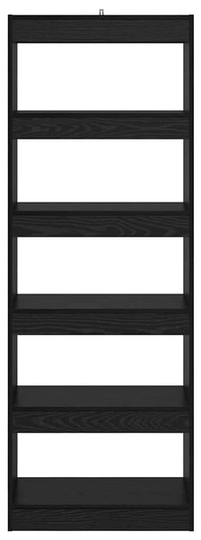 Könyvespolc Musta tammi 60 x 30 x 166 cm Faanyag