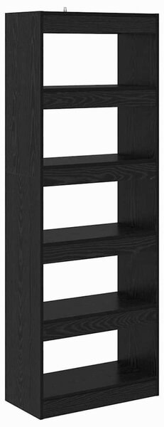 Könyvespolc Musta tammi 60 x 30 x 166 cm Faanyag