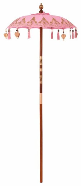Napernyő Alappal 250 cm Pamut, Fa